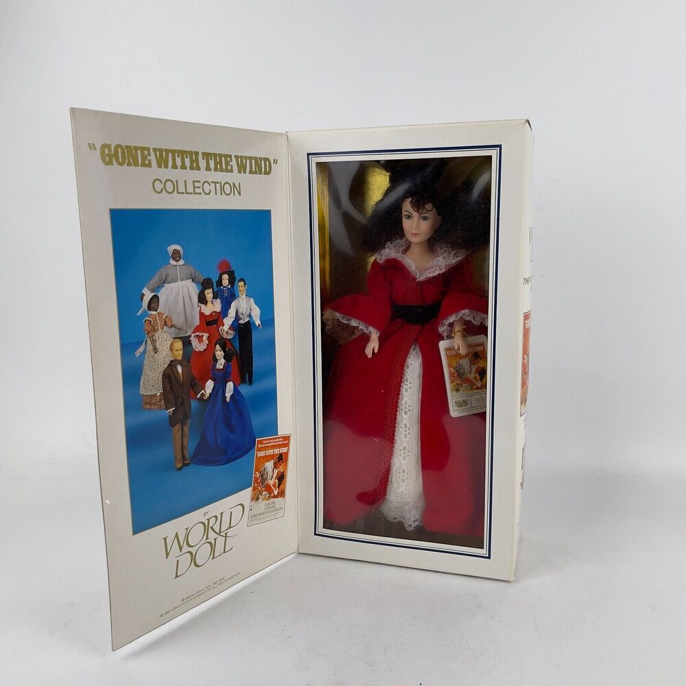 World Doll 1989 50th Anniversary Gone with the Wind Scarlett in O’Hara Red Dress